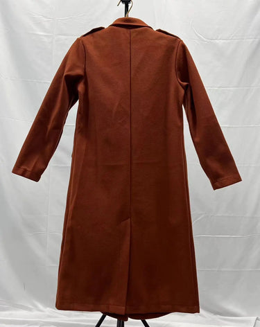 Korean Wool Coat – Double-Breasted Elegant Design for Cozy Autumn Style 4