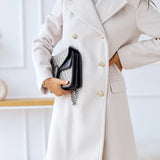Korean Wool Coat – Double-Breasted Elegant Design for Cozy Autumn Style 7