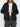 Ladies' autumn and winter casual black zipper loose PU jacket jacket 2