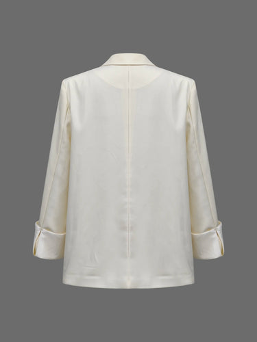 Lana Casual Suit Jacket – Stylish Color-Blocked Design for Effortless Commuting 1