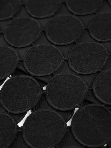 Laser Cut Multi Circle Double Layered Skirt 5