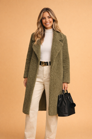 Lauren Longline Winter Coat – Minimalist Design for Urban Elegance 1