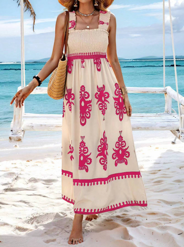 Lauren | Summer Bohemian Long Dress - High-Quality Fabric 10