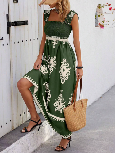 Lauren | Summer Bohemian Long Dress - High-Quality Fabric 7