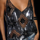 Lena | Glitter top with pearls 3