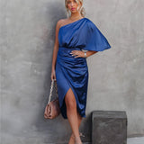 Liliana - Elegant one-shoulder cocktail dress 2