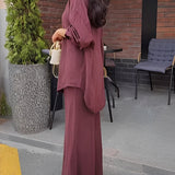 Lisa™ | Long-sleeved Tie-Drawstring Shirt and Skirt Set 7