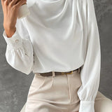 Liza | Stylish Bishop Sleeve Blouse for Women 3