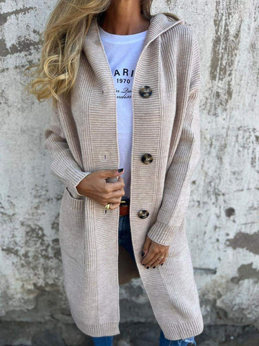 Long Knit Cardigan with Buttons – Effortless Comfort and Style 0