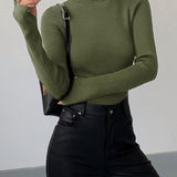 Lucy | Women’s Spring Stylish Ribbed Turtleneck Sweater 11