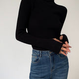 Lucy | Women’s Spring Stylish Ribbed Turtleneck Sweater 7