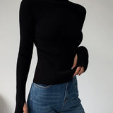 Lucy | Women’s Spring Stylish Ribbed Turtleneck Sweater 8
