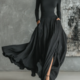 Lucy™ | Turtleneck & Pleated Skirt Set 0