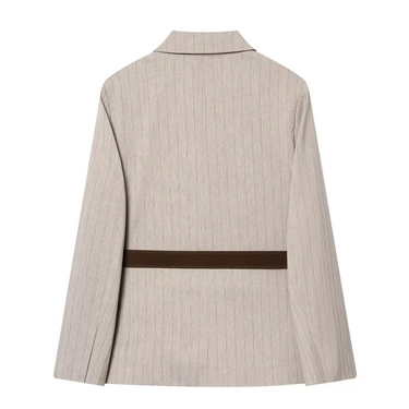 Luna Suit Jacket – Stylish Loose Fit with Waist Belt 1