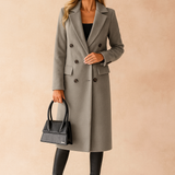 Madison Tailored Blazer Coat – Elegant Double-Breasted Winter Essential for Women 2