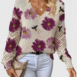 Mae™ | Elegant Sweater with Floral Pattern 3
