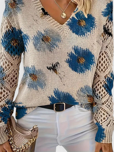 Mae™ | Elegant Sweater with Floral Pattern 6