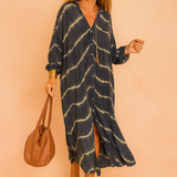 Maggia White Maxi Dress – Elegant V-Neck Summer Style for Effortless Comfort 2