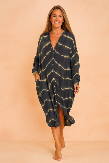Maggia White Maxi Dress – Elegant V-Neck Summer Style for Effortless Comfort 3