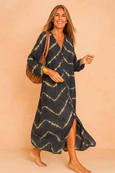 Maggia White Maxi Dress – Elegant V-Neck Summer Style for Effortless Comfort 4