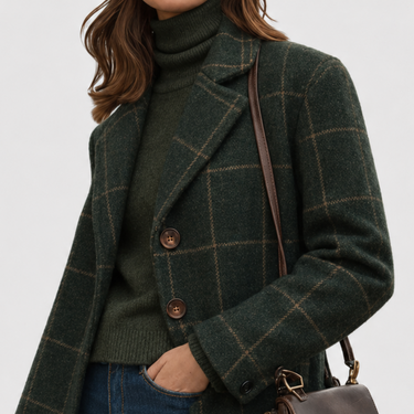 Mariza™ | Warm Fabric-Blend Overcoat 1