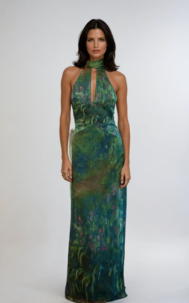 Monet Inspired Maxi Dress