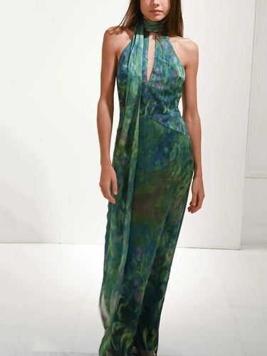 Monet maxi Dress - Irises 6