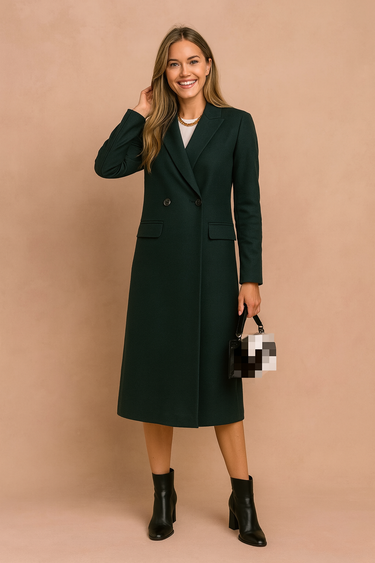 Natalie Wool Coat – Classic Double-Breasted Style for Timeless Elegance 2