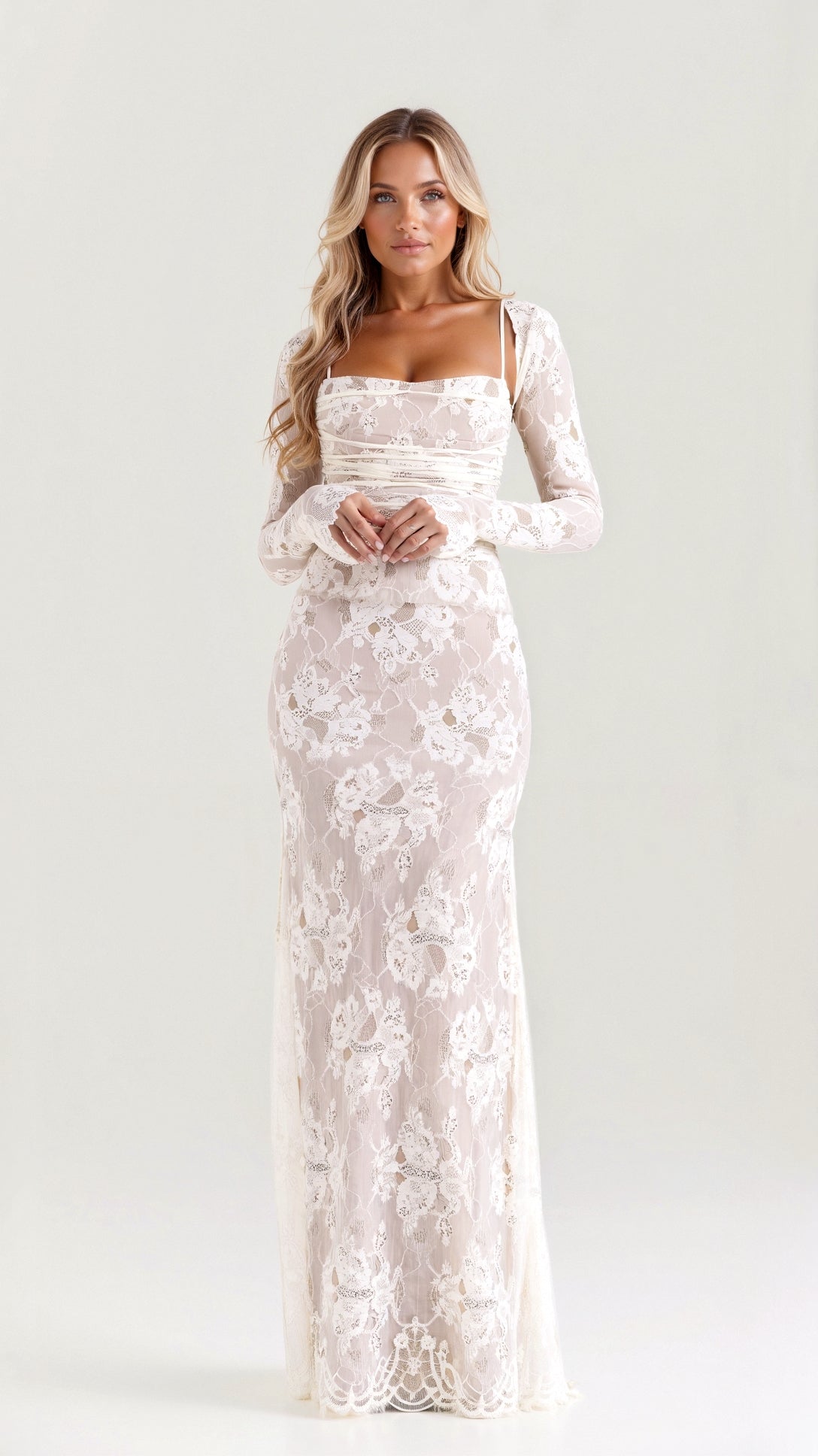 Nerissa Lace Maxi Dress 0