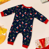 New Merry Christmas Print Mom Daughter Dad Son Matching Pajamas Set 2 Pieces Suit Soft Loose Loungewear Xmas Family Look Pyjamas 5