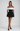 Noir Bloom Mini Dress
