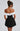 Noir Bloom Mini Dress - Black/White 5