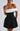 Noir Bloom Mini Dress - Black/White 7