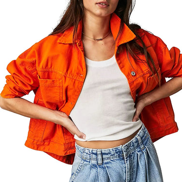Oversized Denim Jacket with Vintage Wash 6