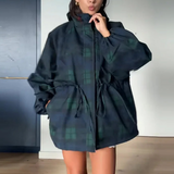 Oversized Hooded Jacket with Adjustable Waist 2