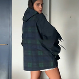 Oversized Hooded Jacket with Adjustable Waist 3