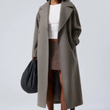 Oversized Long Wool Coat for Women – Stylish and Comfortable Fall Winter Outerwear 1
