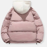 Padded Winter Jacket with Fleece Lining and Adjustable Hood for Men – Warm Cold Weather Coat with Spacious Pockets 6