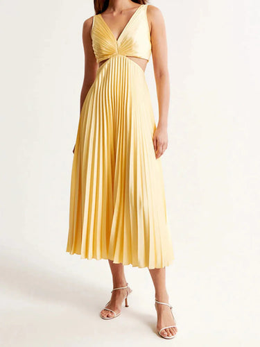 Pleated Maxi Dress 1