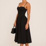 Pleated Skater Midaxi Dress 3