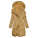 Plus Size Women's Winter Coat with Hood – Hip-Length, Warm, Lightweight Jacket for Cold Weather 3