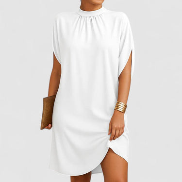Poppy | Womens Minimal Loose Fit Shift Shorts Dress 1