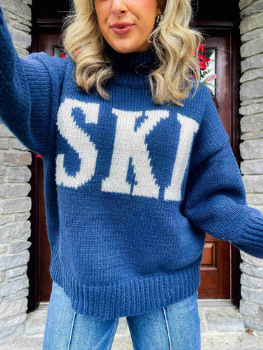 Retro Cashmere Turtleneck Ski Jumper 4