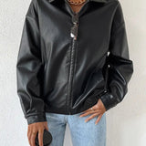 Revel Faux Leather Jacket 1
