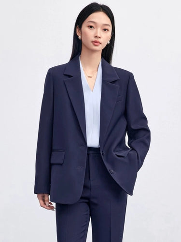 SENTUBILA Women's Blazer – Tailored Loose Fit for Effortless Autumn Style 6