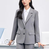 SENTUBILA Women's Blazer – Tailored Loose Fit for Effortless Autumn Style 7