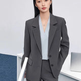 SENTUBILA Women's Blazer – Tailored Loose Fit for Effortless Autumn Style 8