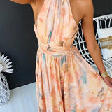 Sandra | Elegant Watercolour Maxi Dress for Summer 3
