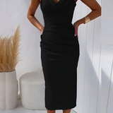 Sharon | Elegant Sweetheart Neckline Midi Dress 5