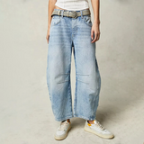 Sheeron | Casual wide-leg jeans for comfort 1
